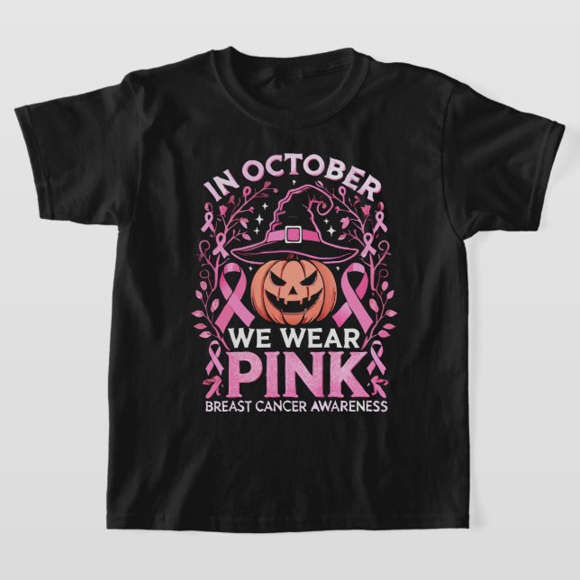 October Pink Breast Cancer Tee (Laydown)