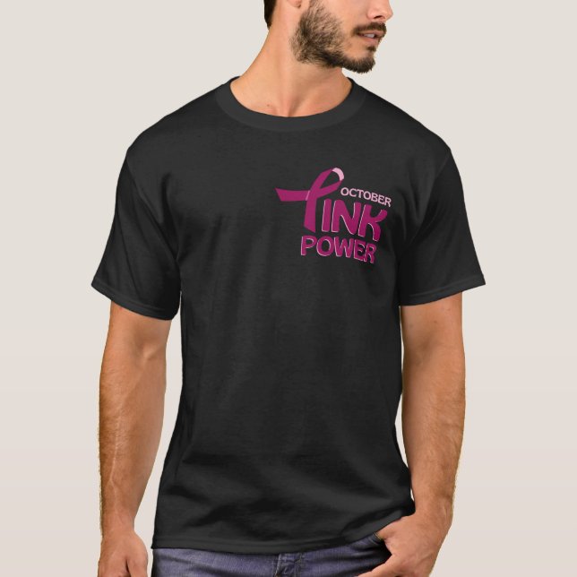 October Pink Power T-Shirt (Front)