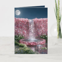 October Pink Tourmaline Waterfall