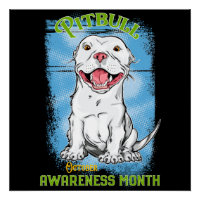 October, Pitbull Awareness Month T-Shirt Grocery B