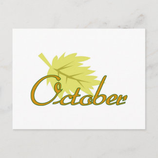 October Postcard