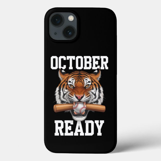 October Ready For Ready Tiger Baseball 2024 Case-Mate iPhone Case (Back)