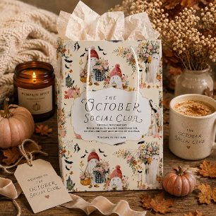 October Social Club Halloween Medium Gift Bag