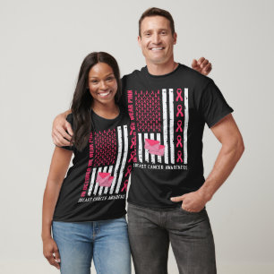 October We Wear Pink Breast Cancer Awareness Posta T-Shirt