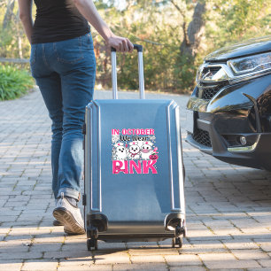 October We Wear Pink Nurse Breast Cancer Awareness