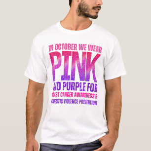 October We Wear Pink T-Shirt