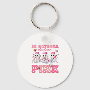 October Wear Pink Boo Nurse Halloween Costumes Wom Key Ring
