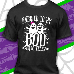 October Wedding Anniversary Funny 16th Anniversary T-Shirt