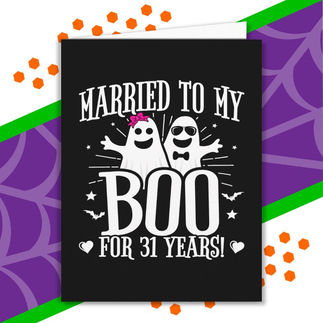 October Wedding Anniversary Funny 31st Anniversary Card (Creator Uploaded)