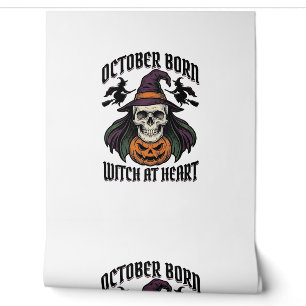 October Witch Shirt Vintage Halloween Birthday Des Wallpaper