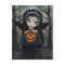 October Woods Gothic Vampire Halloween Postcard