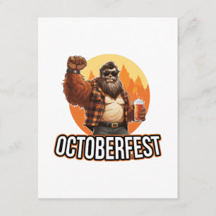 Octoberfest Bigfoot Enclosure Card