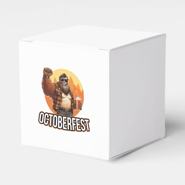 Octoberfest Bigfoot  Favour Box (Front Side)