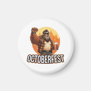 Octoberfest Bigfoot  Magnet