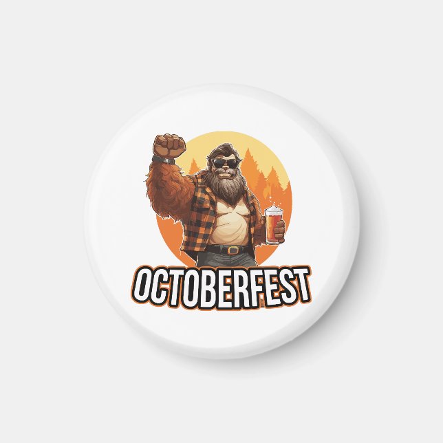 Octoberfest Bigfoot  Magnet (Front)