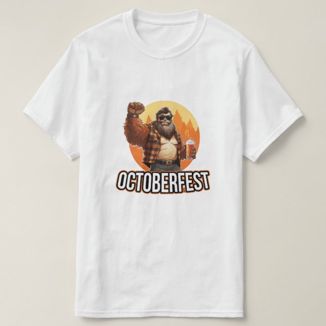 Octoberfest Bigfoot  T-Shirt (Design Front)