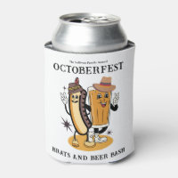 Octoberfest Brats and Beer Fall Party Retro
