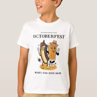 Octoberfest Brats Beer Fall Party Retro Kid's