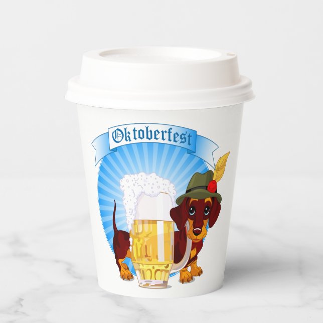 Octoberfest Wiener Paper Cups (Front)