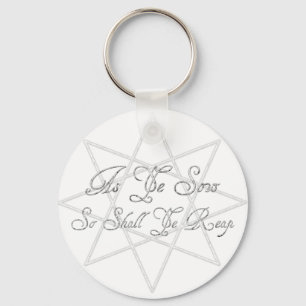 Octogram, As You Sow, So Shall Ye Reap Key Ring