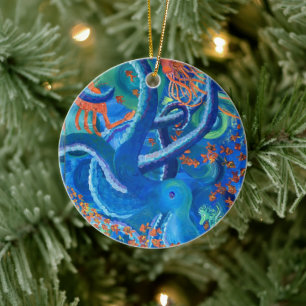 Octopacifica Holiday Ornament
