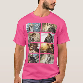 Octopath Traveller Baseball Sleeve T-Shirt