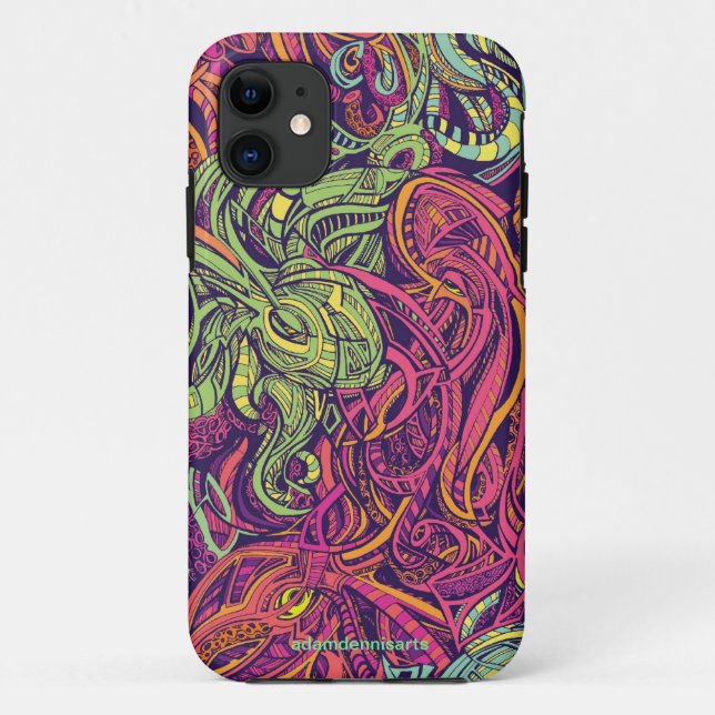 Octopi by Adam Dennis Case-Mate iPhone Case (Back)