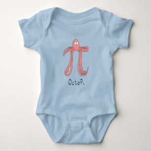 Octopi Cute Math Pi Day Kid's Baby Bodysuit