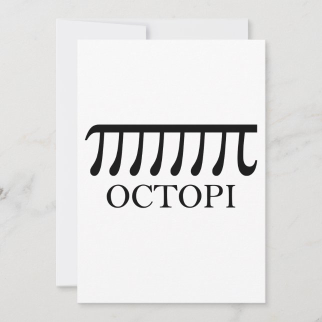 Octopi - Funny Pi Octopus Math (Front)