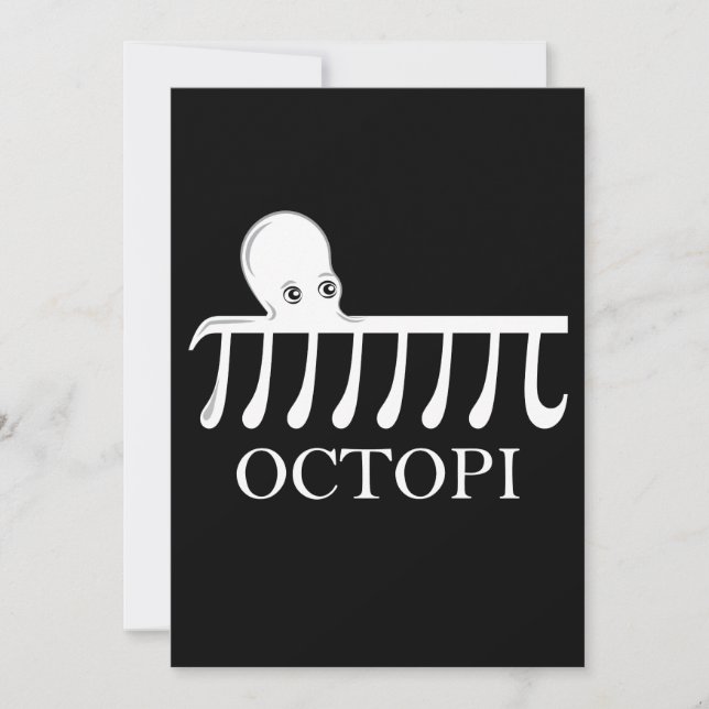 Octopi - Funny Pi Octopus Math (Front)