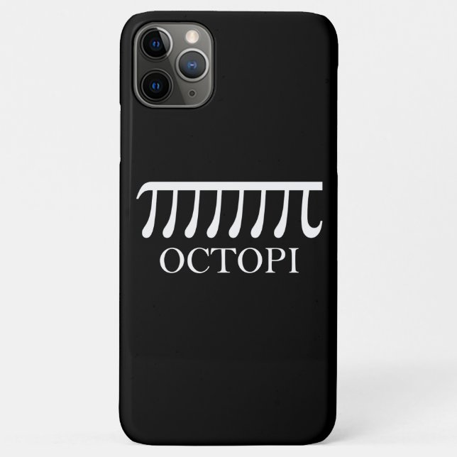 Octopi - Funny Pi Octopus Math Case-Mate iPhone Case (Back)