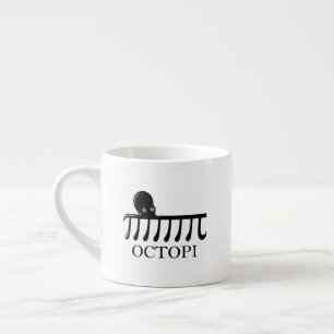 Octopi - Funny Pi Octopus Math Espresso Cup