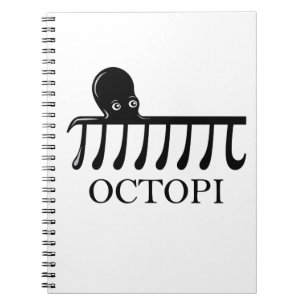 Octopi - Funny Pi Octopus Math Notebook