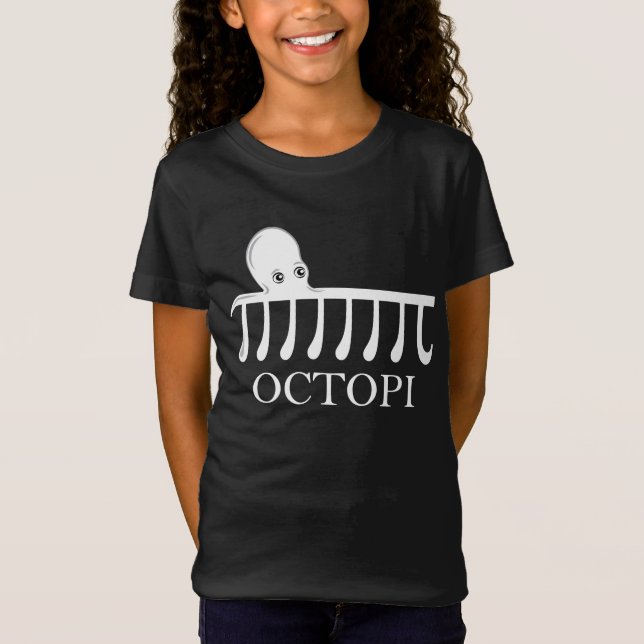 Octopi - Funny Pi Octopus Math T-Shirt (Front)