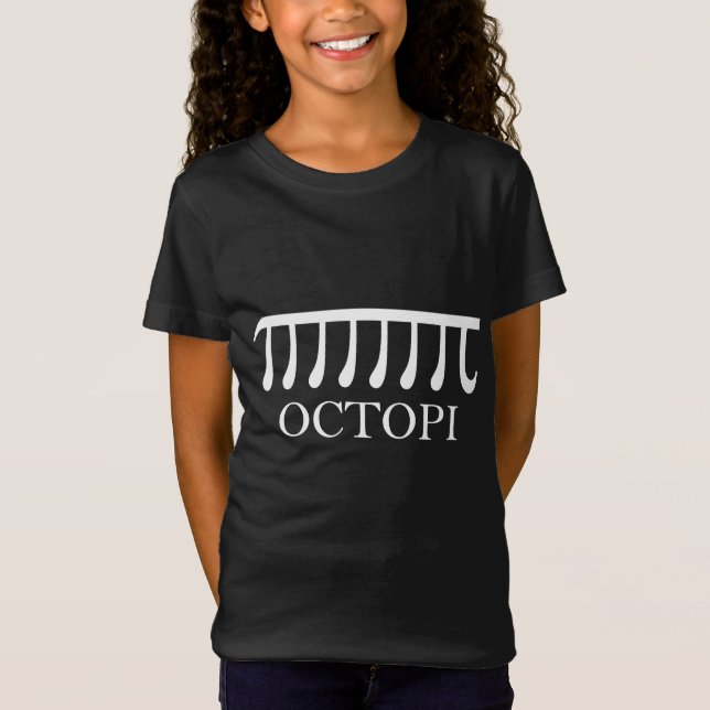 Octopi - Funny Pi Octopus Math T-Shirt (Front)