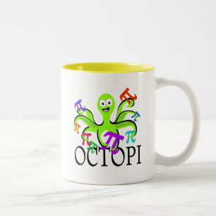 Octopi Two-Tone Coffee Mug