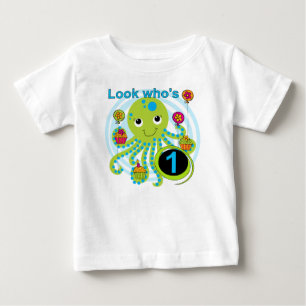 Octopus 1st Birthday T-shirts and Gifts