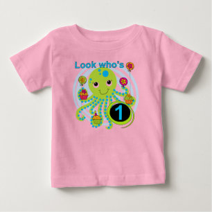 Octopus 1st Birthday T-shirts and Gifts