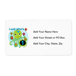 Octopus 1st Birthday T-shirts and Gifts
