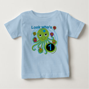 Octopus 1st Birthday T-shirts and Gifts