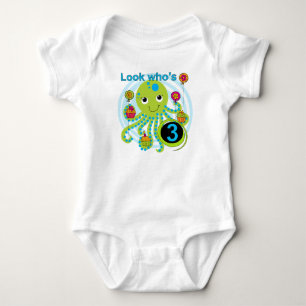 Octopus 3rd Birthday T-shirts and Gifts