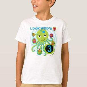 Octopus 3rd Birthday T-shirts and Gifts