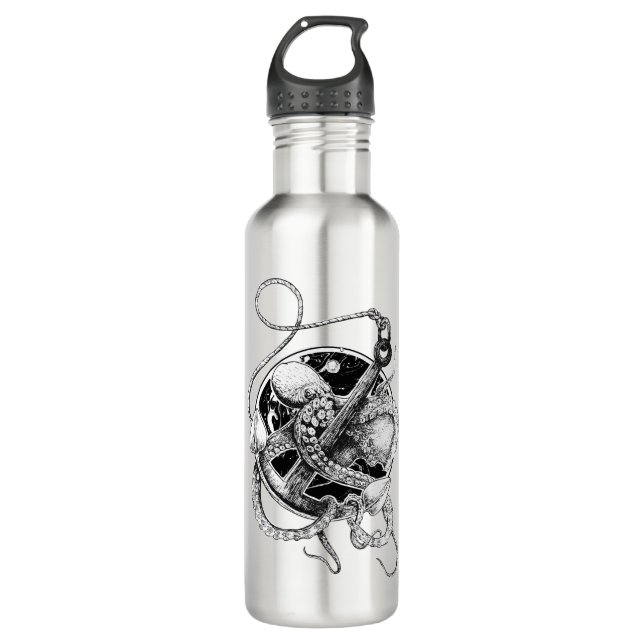 Octopus 710 Ml Water Bottle (Front)