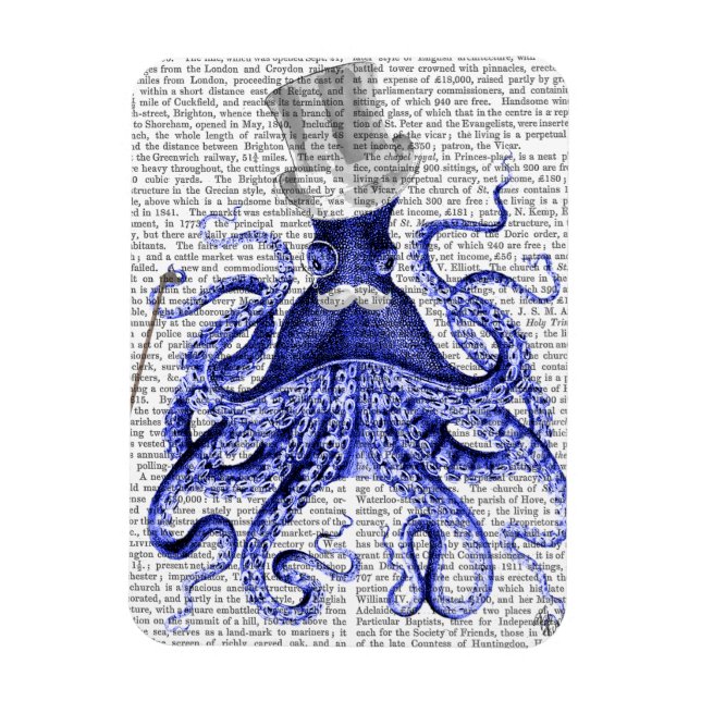 Octopus About Town Magnet (Vertical)
