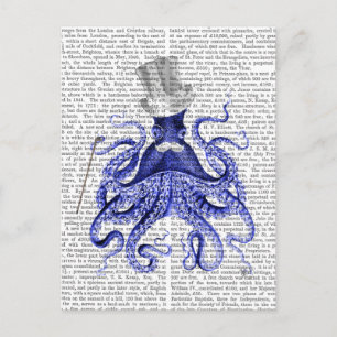 Octopus About Town Postcard