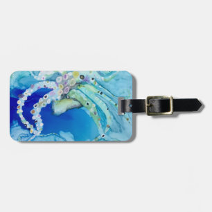 Octopus Acrylic Luggage Tag