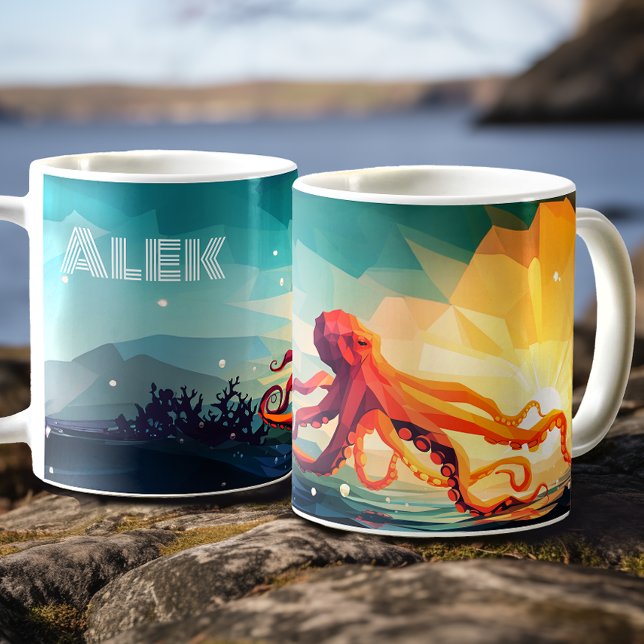 Octopus - Adaptable Intelligent - Personalised Coffee Mug (Creator Uploaded)