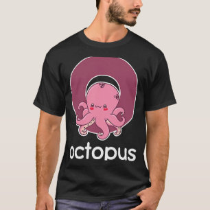 Octopus Alphabet Tentacle Squid  Fishing T-Shirt