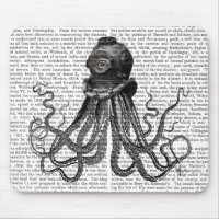 Octopus and Diving Helmet