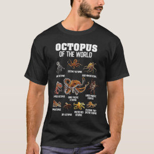 Octopus Animals of the World Sea Animal Ocean Octo T-Shirt